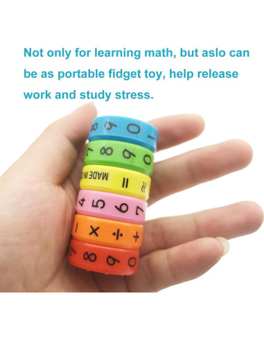 Juguetes Magnéticos MICKYU Matemáticas 12 Piezas Montessori