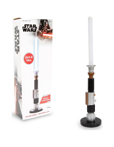 Lámpara de Mesa LED Ukonic Obi-Wan Kenobi Azul 60 cm