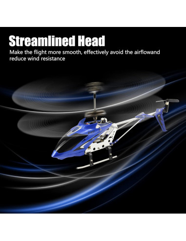 Helicóptero RC Syma Phantom S107 Azul con Giroscopio