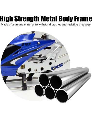 Helicóptero RC Syma Phantom S107 Azul con Giroscopio