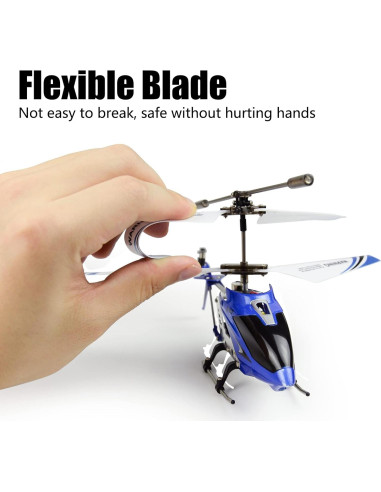 Helicóptero RC Syma Phantom S107 Azul con Giroscopio