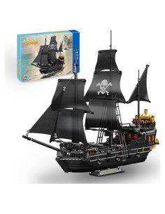 Kit Barco Pirata BrickTribe 1424 PCS Construcción