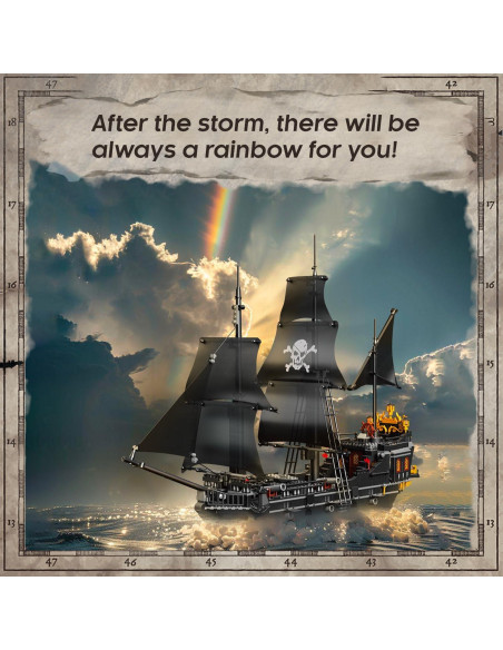 Kit Barco Pirata BrickTribe 1424 PCS Construcción