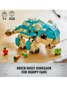 LEGO Mundo Jurásico Bumpy Bebé Ankylosaurus 76962 - 358 Piezas 2