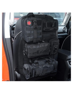 Organizador Táctico FURYENGRAVER para Asiento Trasero 5 Bolsillos