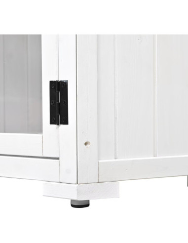 Cabinet de Almacenamiento de Madera JIJIWANG 160 cm Blanco