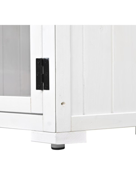 Cabinet de Almacenamiento de Madera JIJIWANG 160 cm Blanco