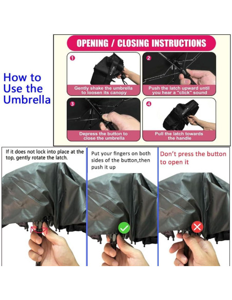 Paraguas Compacto Goothdurs Mini Plegable 37cm UV 95%