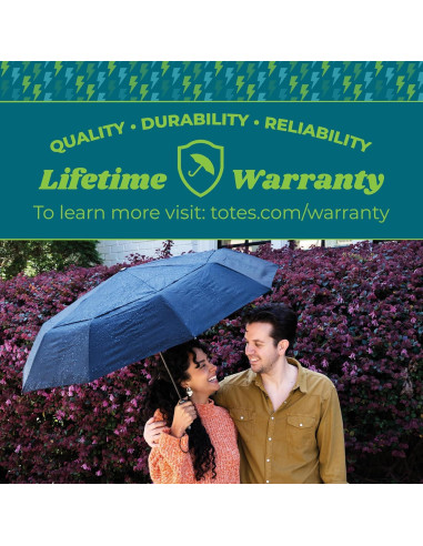 Paraguas Plegable Totes Ultimate 55" Negro Automático
