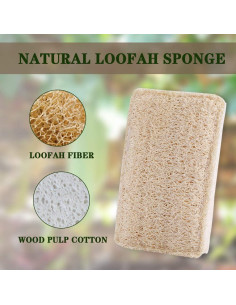 Esponjas de Cocina Ecológicas WANGDA.G 6PCS Biodegradables 2