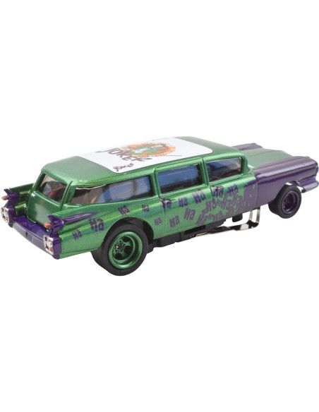 Coche Slot Escala HO Auto World Batman El Joker 1959 Cadillac