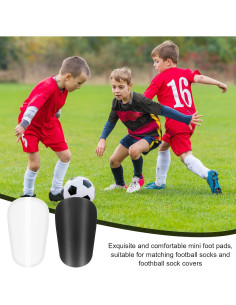 Espinilleras de Fútbol Mini AOZUO 10x6cm Transpirables 2