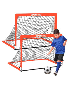 Paquete de 2 Redes de Fútbol SPORTIC SPSN001 para Niños