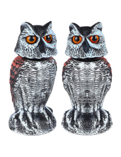 Escultura de Búho Repelente de Aves Hausse - Set de 2