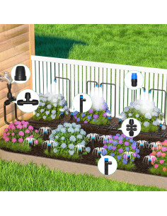 MIXC Kit de Riego por Goteo 70m Automático para Jardín 2