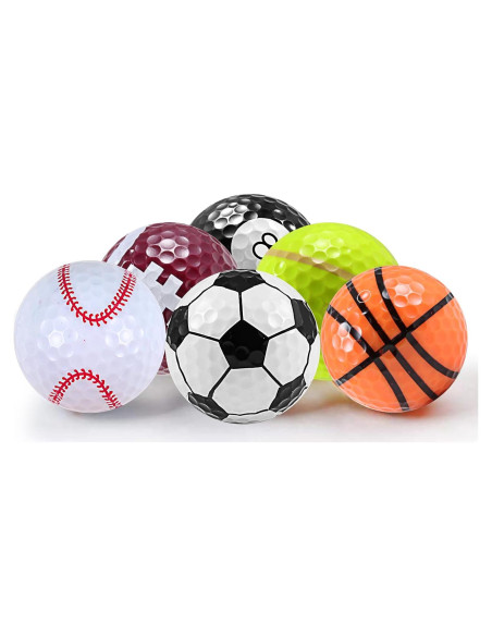 Bolas de Golf Divertidas Sheffla - Regalo para Niños y Golfistas