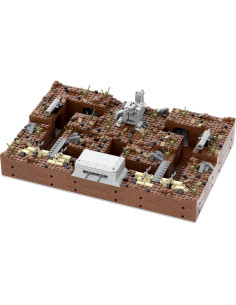 Conjunto de Bloques MOOXI Fortificaciones WWII 1351 Piezas 2