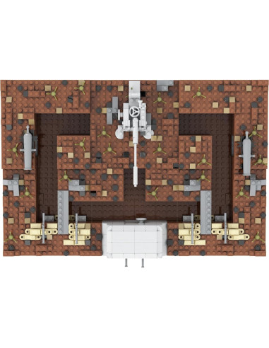 Conjunto de Bloques MOOXI Fortificaciones WWII 1351 Piezas