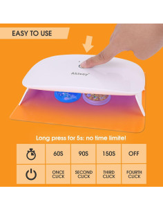 Kit de 2 Luces UV Akisey para Curado de Resina - 48W y Mini 2