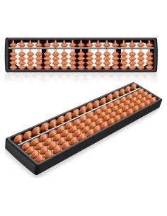 Ábaco Educativo Flexzion Soroban 11" (27.94 cm) 5 Cuentas 17 Varillas