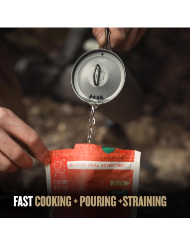 Botella Purificadora GRAYL GeoPress Titanio 710 ml