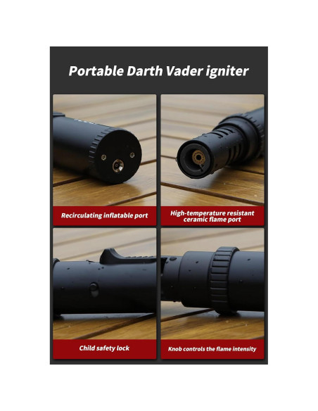 Encendedor de Antorcha MEIRUBY Lightsaber Butano Negro