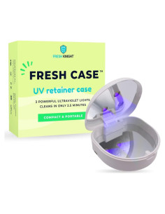 Limpiador de Retenedores Fresh Knight - Estuche UV Blanco