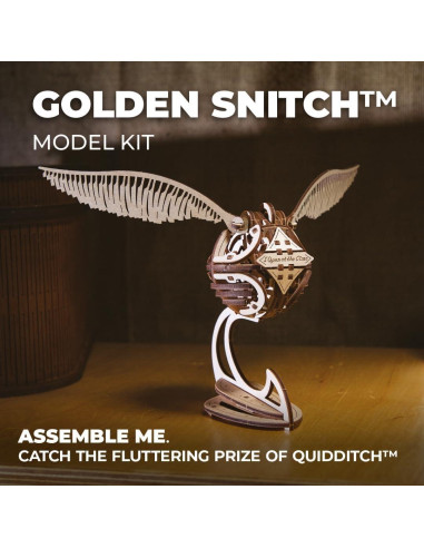 Rompecabezas 3D UGEARS Snitch Dorada Harry Potter 209g