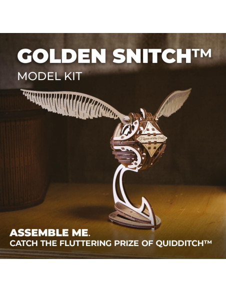 Rompecabezas 3D UGEARS Snitch Dorada Harry Potter 209g Rompecabezas 3D UGEARS Snitch Dorada Harry Potter 209g