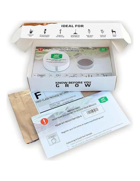 Kit de Prueba de Suelo MySoil - Análisis de Nutrientes y pH