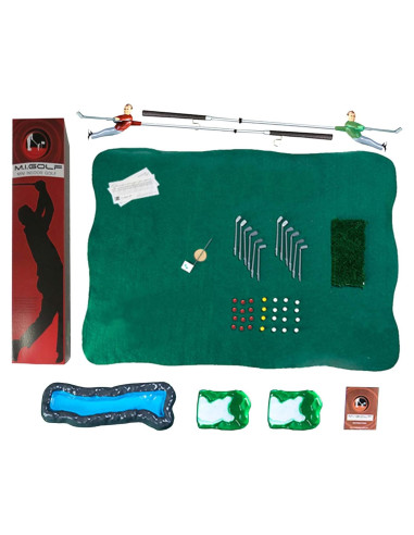 Set de Mini Golf Interior Mini Indoor Golf con 2 Golfistas