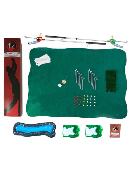 Set de Mini Golf Interior Mini Indoor Golf con 2 Golfistas