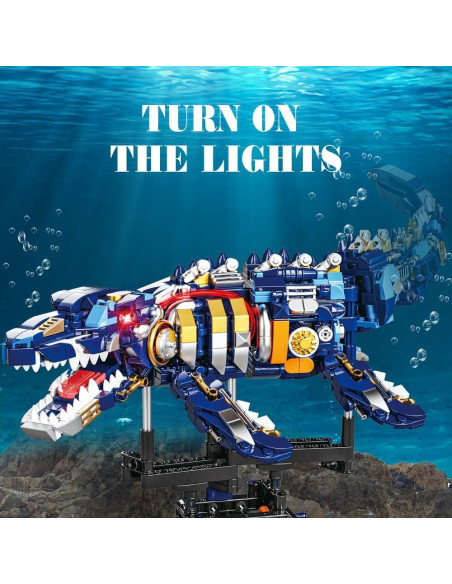 Conjunto de Construcción de Dinosaurios Marinos RiceBlock 785 Piezas