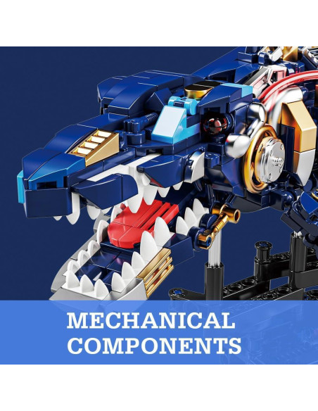 Conjunto de Construcción de Dinosaurios Marinos RiceBlock 785 Piezas