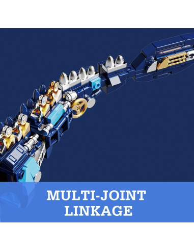 Conjunto de Construcción de Dinosaurios Marinos RiceBlock 785 Piezas