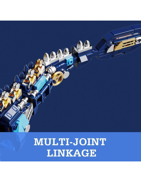 Conjunto de Construcción de Dinosaurios Marinos RiceBlock 785 Piezas