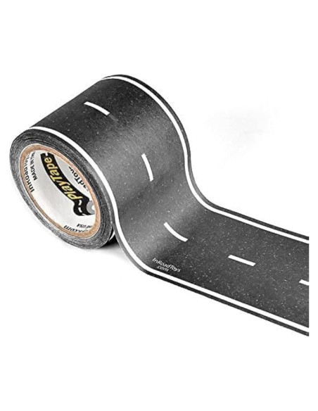 Cinta de carretera PlayTape 30 pies x 5,08 cm para juguetes