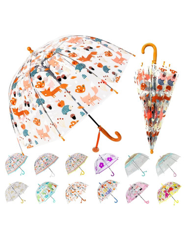 Paraguas Burbuja Transparente Wxjiahetai para Niños 99 cm
