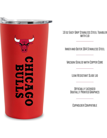 Vaso de Metal Rico Industries 532ml Chicago Bulls
