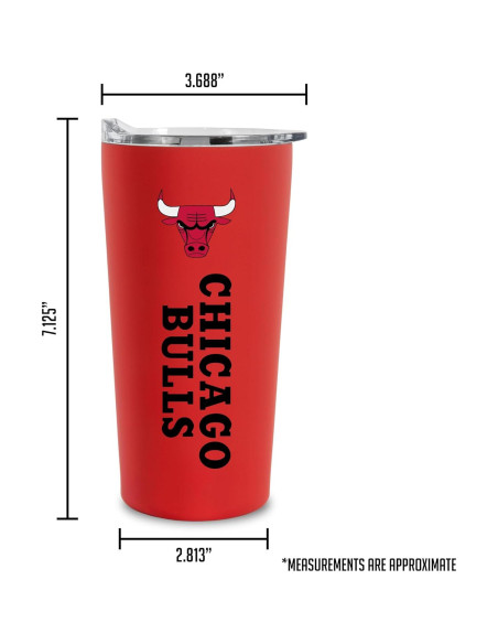 Vaso de Metal Rico Industries 532ml Chicago Bulls