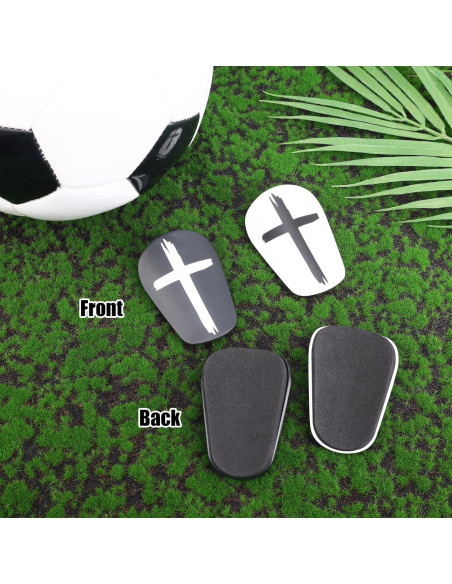 Espinilleras Mini XIHIRCD 8x5cm Negro Blanco Protección