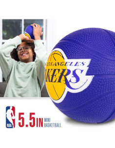 Balón de espuma mini NBA Franklin Sports Los Angeles Lakers 2