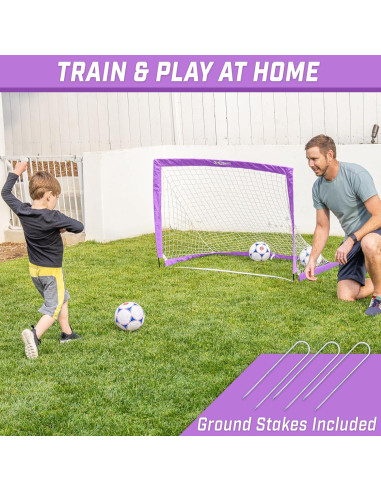 Gole de Fútbol Portátil GoSports 4x3 pies para Niños