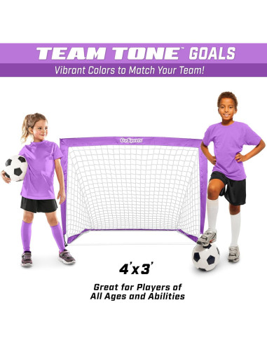 Gole de Fútbol Portátil GoSports 4x3 pies para Niños