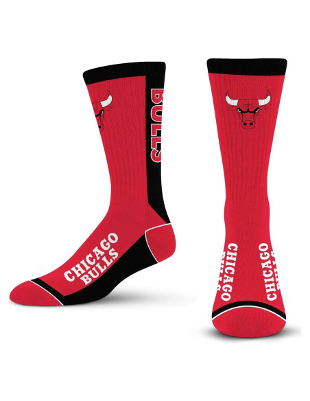 Calcetines Crew NBA Chicago Bulls For Bare Feet Talla Grande