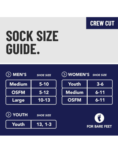 Calcetines Crew NBA Chicago Bulls For Bare Feet Talla Grande