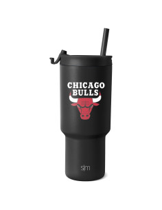 Vaso Térmico Simple Modern 887ml Chicago Bulls con Tapa