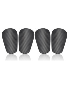 4 Piezas Espinilleras de Fútbol NQEUEPN Mini Gris 10x6cm