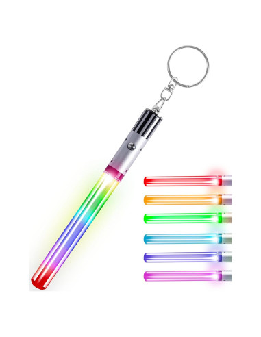 Llavero Espada de Luz Star Wars 8 Colores LED Brillante