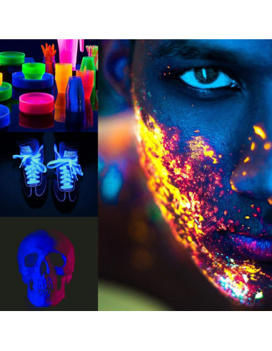 Barra de Luz Negra LED GREENIC 10W 30cm USB 2 Piezas